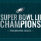 NFL Philadelphia Eagles Super Bowl LII Champions Playstation 3 & PS3 Skin